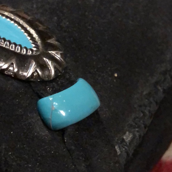 Lisa Vicky Lisa & Vicky suede mules turquoise - Picture 6 of 6